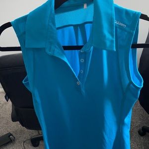 Adidas sleeveless golf polo